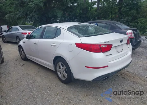 2015 Kia Optima Lx из США, поврежденный, VIN KNAGM4A71F5589591